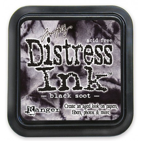 Tim Holtz Distress blazinica 5 x 5cm, Black soot