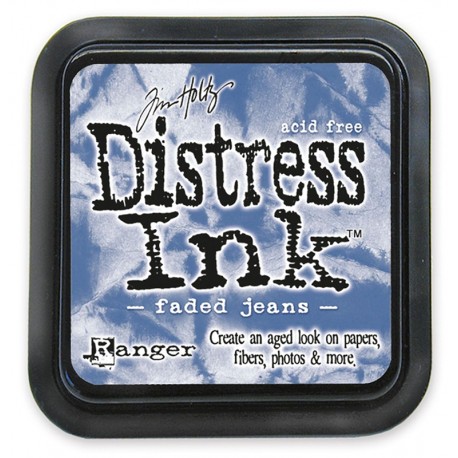 Tim Holtz Distress blazinica 5 x 5cm, Faded jeans