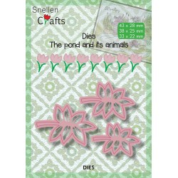 Nellies nož Listi 43x28 38x25 33x22mm