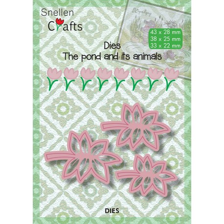 Nellies nož Listi 43x28 38x25 33x22mm