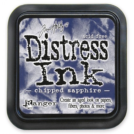 Tim Holtz Distress blazinica 5 x 5cm, Chipped Sapphire