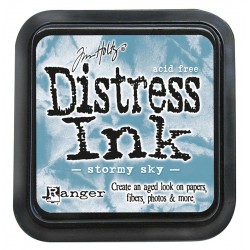 Tim Holtz Distress blazinica 5 x 5cm, Stormy Sky