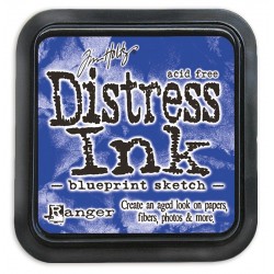 Tim Holtz Distress blazinica 5 x 5cm, Blueprint Sketch
