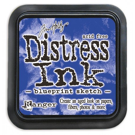 Tim Holtz Distress blazinica 5 x 5cm, Blueprint Sketch