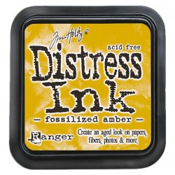 Tim Holtz Distress blazinica 5 x 5cm, Fossilized Amber