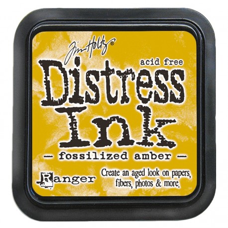 Tim Holtz Distress blazinica 5 x 5cm, Fossilized Amber