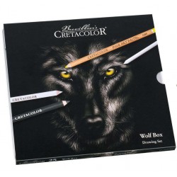 Cretacolor Wolf-volk komplet set 25