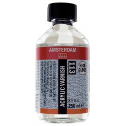 Amsterdam Zaščitni lak za akril 250ml Visoki sijaj 113