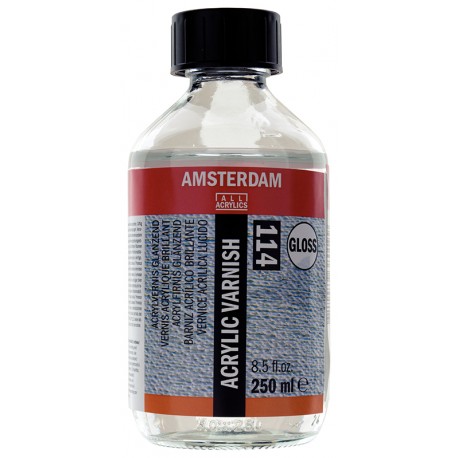 Amsterdam zaščitni lak za akrilne in oljne barve 250ml, svetleč 114