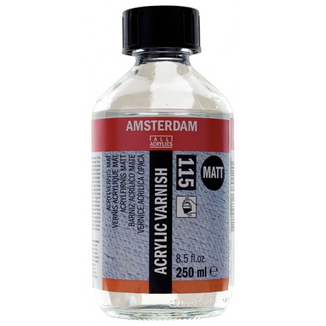 Amsterdam zaščitni lak za akrilne in oljne barve 250ml, mat 115