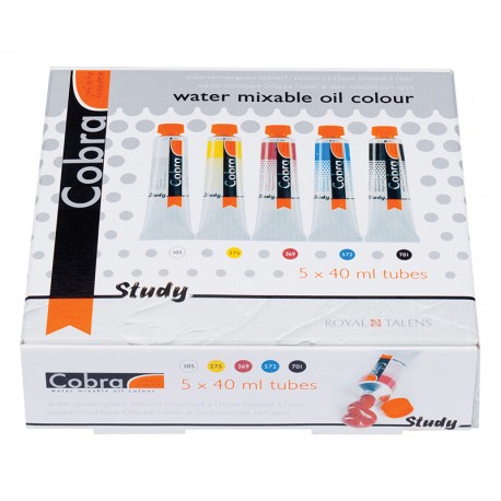 Cobra Study olje na vodni osnovi 5 x 40ml