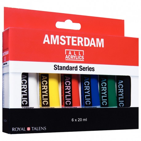 Amsterdam akril set 6 x 20ml