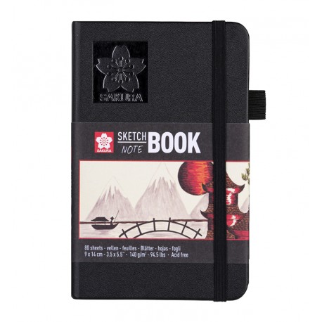Sakura Sketch book Bele skicirke trda platnica 140g. 80 listov 