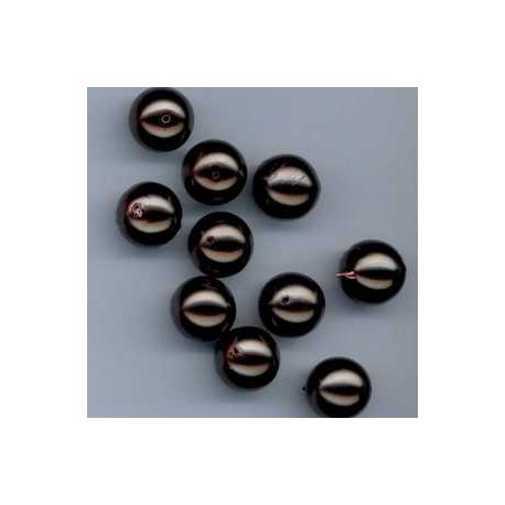Steklene perle 8mm, barva kave, 50 kos