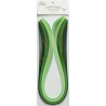 Quilling papir 3mm Zeleni toni 44cm 100 kosov