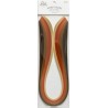 Quilling papir 3mm Rjavi toni 44cm 100 kosov