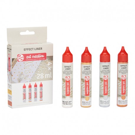 Talens Art Creation effect liner set 4 x 28ml Standard Pearl