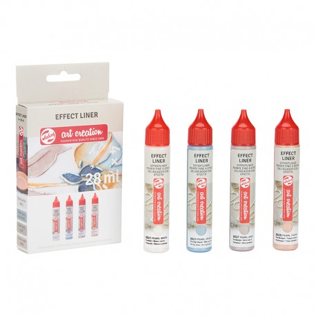 Talens Art Creation effect liner set 4 x 28ml Specialne Pearl