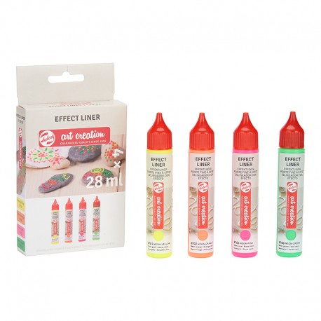 Talens Art Creation effect liner set 4 x 28ml Neon barve