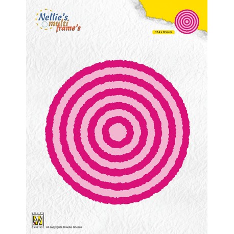 Nellies nož MFD okvirji Pravokotniki Kvadrati 123 x 123mm