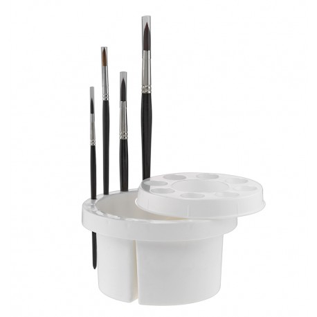 Posodica za čiščenje čopičev plastična premera 16,5cm