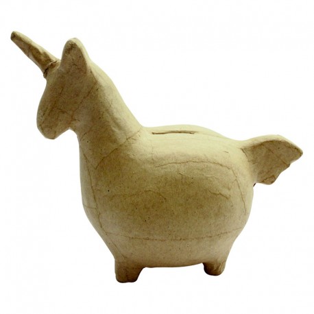 Papmache figura Samorog hranilnik