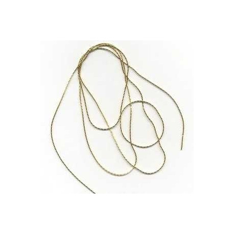 Metalna verižica Ultra fina 0,6 x 0,8mm, 1m, zlate b.