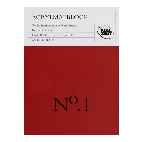 Blok za akril No.1 360g 30 x 40cm 10 listov