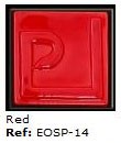  Glazura prekrivna EOSP-14 Rojo-Rdeča 250g.