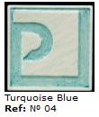  Podglazurna kreda 04 Azul turquesa-Turkizno modra