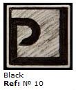  Podglazurna kreda 10 Negro-Črna