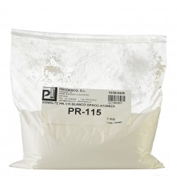 Glazura v prahu PR-115 Bela prekrivna 1kg