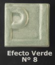  Glazura Efecto Verde-Zelena N8 250g.