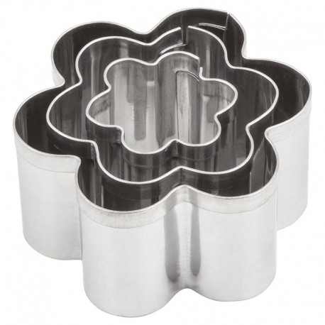 Kovinski modelčki Rože 2-4cm, 3 kosi