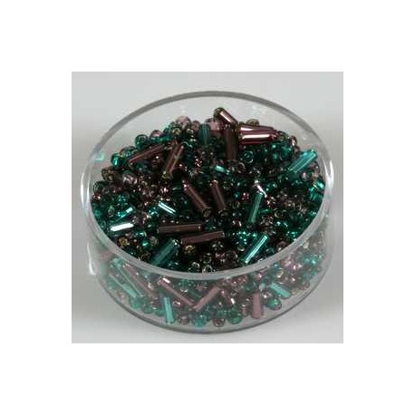 Vijola-zelena 17g. 2,6mm+palčke
