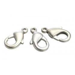 Karabini XL 18mm, 3 kosi, Platinaste barve