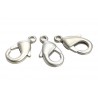 Karabini XL 18mm, 3 kosi, Platinaste barve