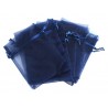 Organza vrečka Marin modra 10 x 13cm 12 kosov