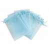 Organza vrečka Svetlo modra 10 x 13cm 12 kosov