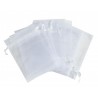 Organza vrečka Bela 10 x 13cm 12 kosov