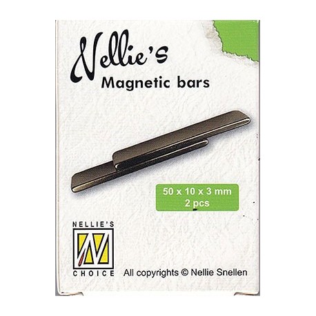 Magnetni ploščici 50 x 10 x 3mm, 2 kosa