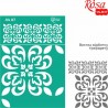Samolepilna šablona A4 N07, Ornament