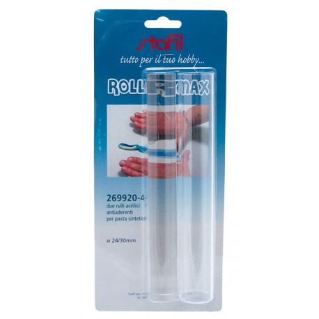 Akrilni valjček za gline 24/30mm 2 kosa