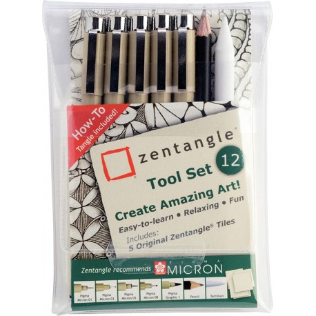 Sakura Zentangle set 12
