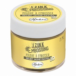 Aladin Embossing prah 25ml, Pastelno rumena