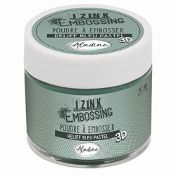 Aladin Embossing prah 25ml, Pastelno modra