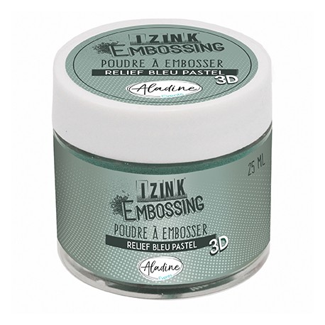 Aladin Embossing prah 25ml, Pastelno modra