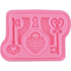 Silikonski kalup Ključi 8.5 x 6.8 x 0.7cm