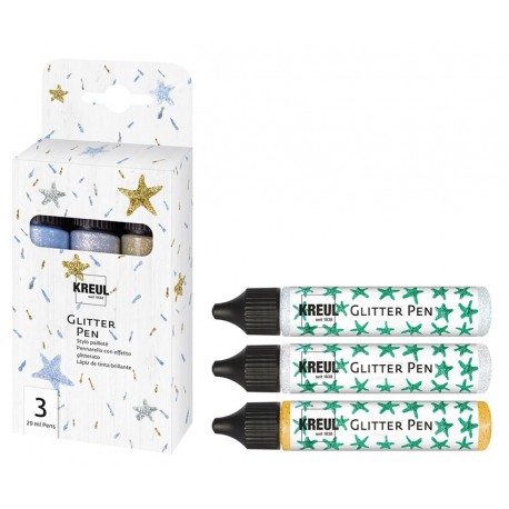 Kreul Glitter Pen set 3