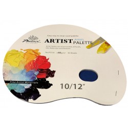 Papirna paleta Ovalna 25x30cm 60g. 40 listov